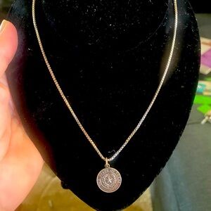 James Avery State Seal of Texas Charm & James Avery 20” Chain